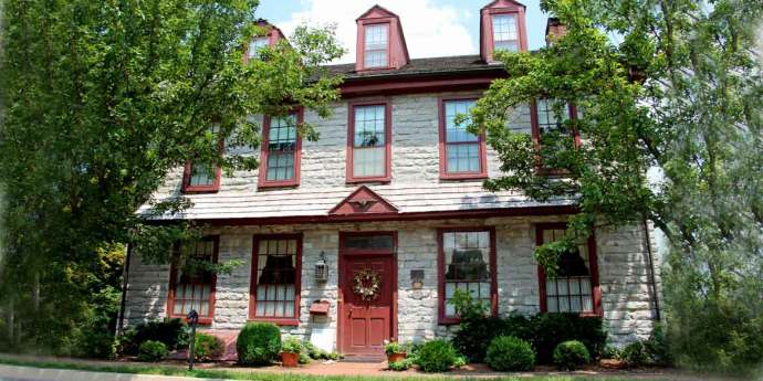 1786 The Limestone Inn Bed and Breakfast, Strasburg, Lancaster County PA